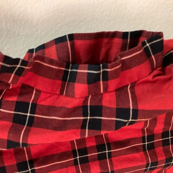 Madewell Red Plaid Short-Sleeve Button-Up Top - Picture 5 of 6